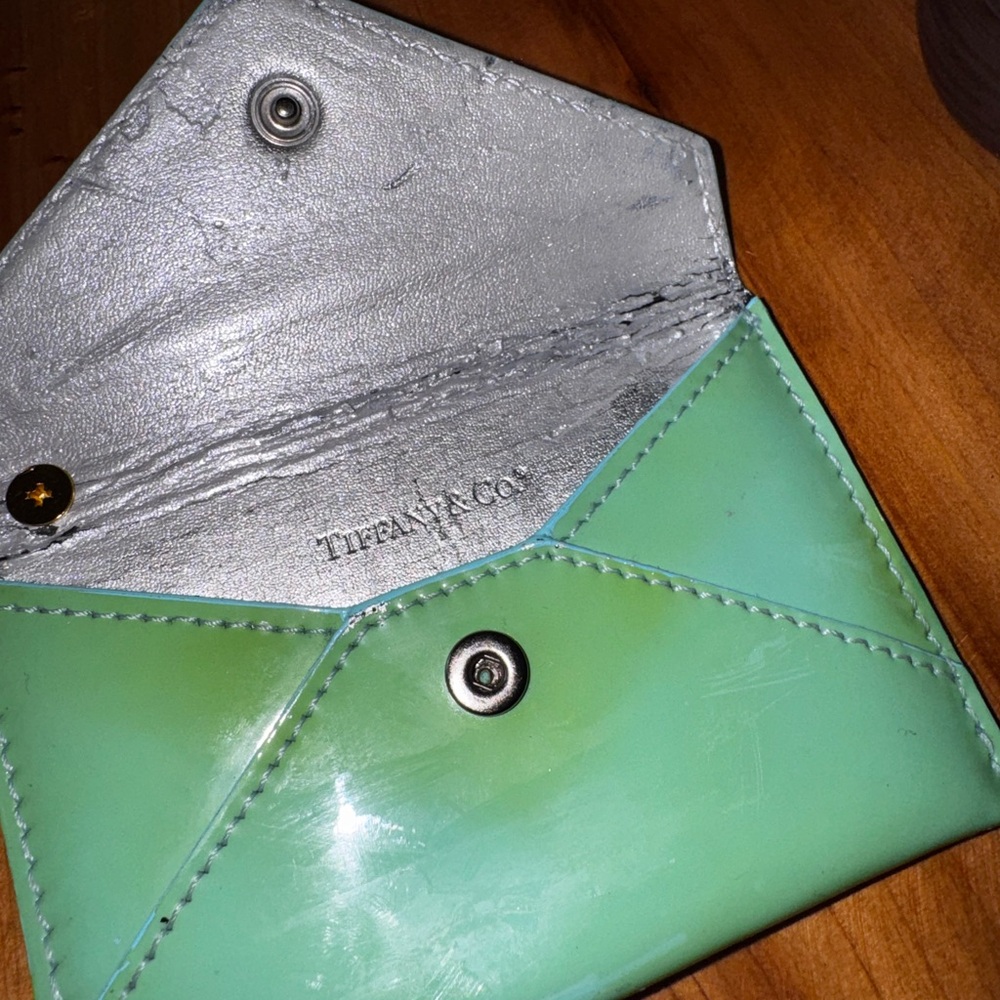 Tiffany & CO repurpose credit card wallet vintage - Picture 10 of 12